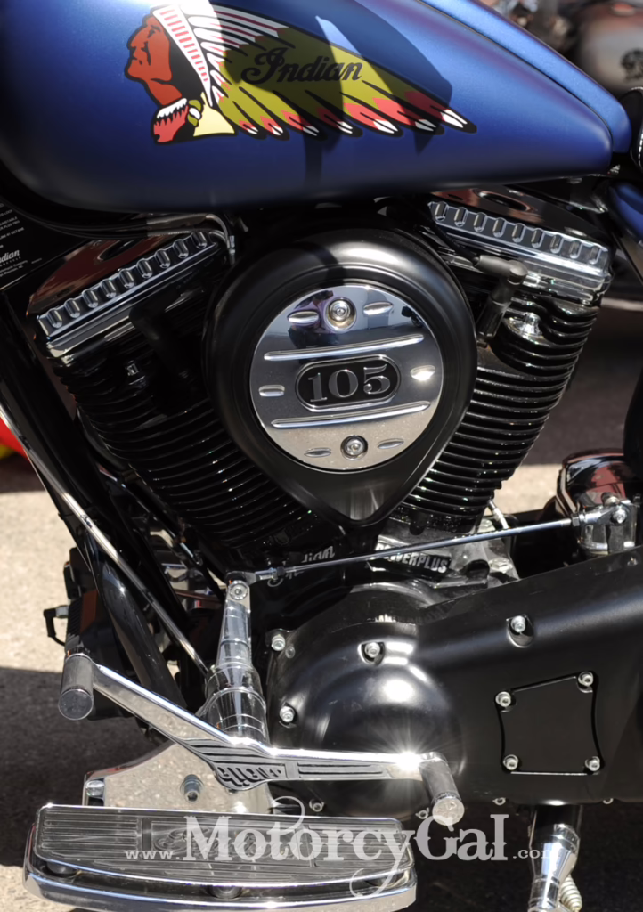 2010 Indian Chief 1 a v-twin motorcycle engine