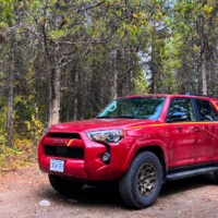 2023 40thAnniversary Toyota 4Runner in the woods