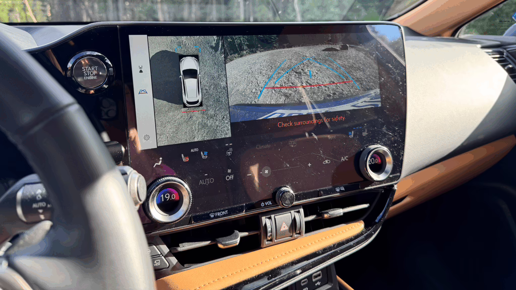 2025LexusNX350backup