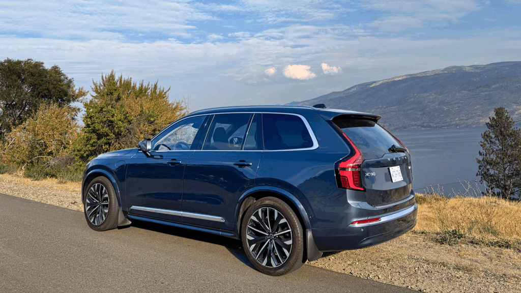 2025 Volvo XC90 Plug-In Hybrid Review 10 2025VolvoXC90DSrear