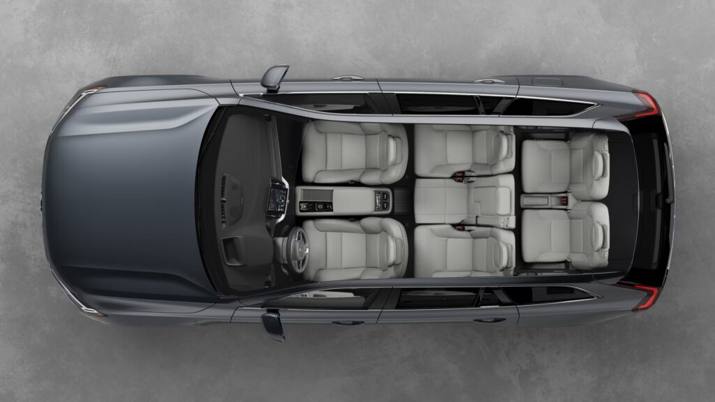 2025 Volvo XC90 Plug-In Hybrid Review 7 birdseye