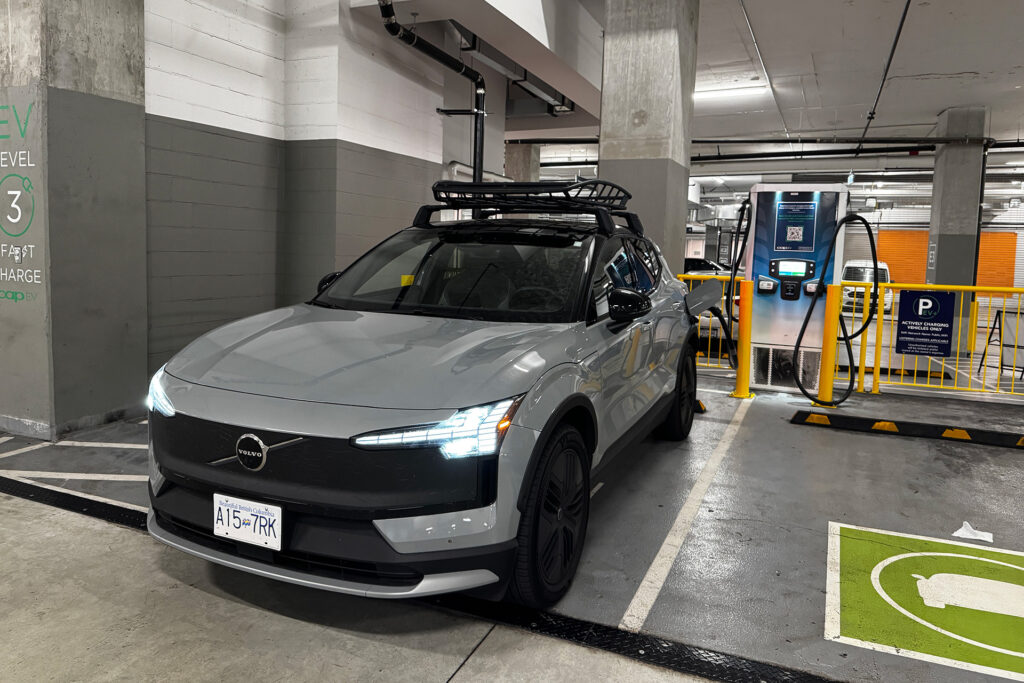 2026 Volvo EX30 Cross Country Review: A Real-World Experience Driving Through British Columbia 12 parkade